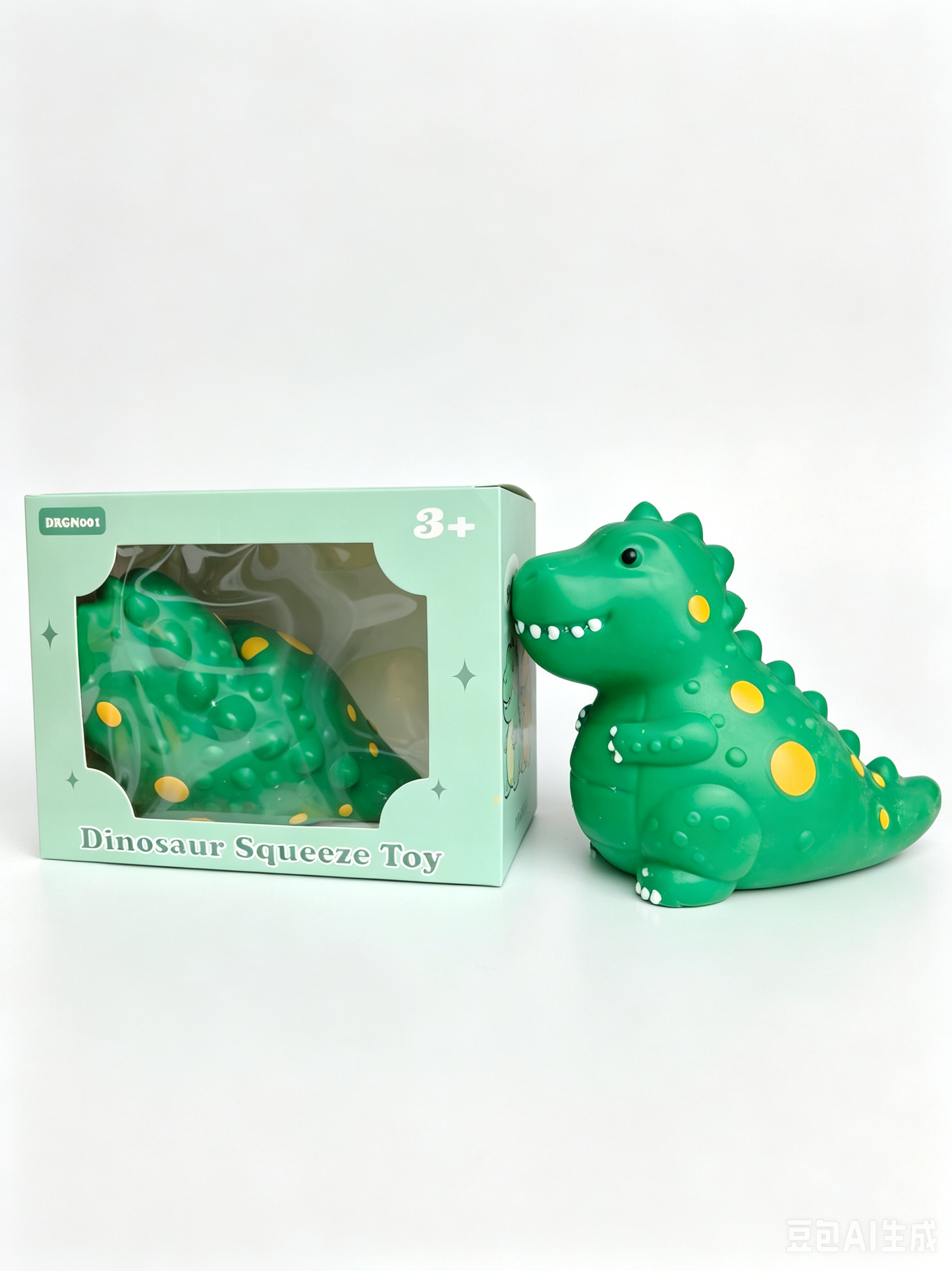 🦕 Kawaii Dinosaur Squeeze Toy – Soft Sensory Stress Relief Toy | Kids Gift Box | Age 3+