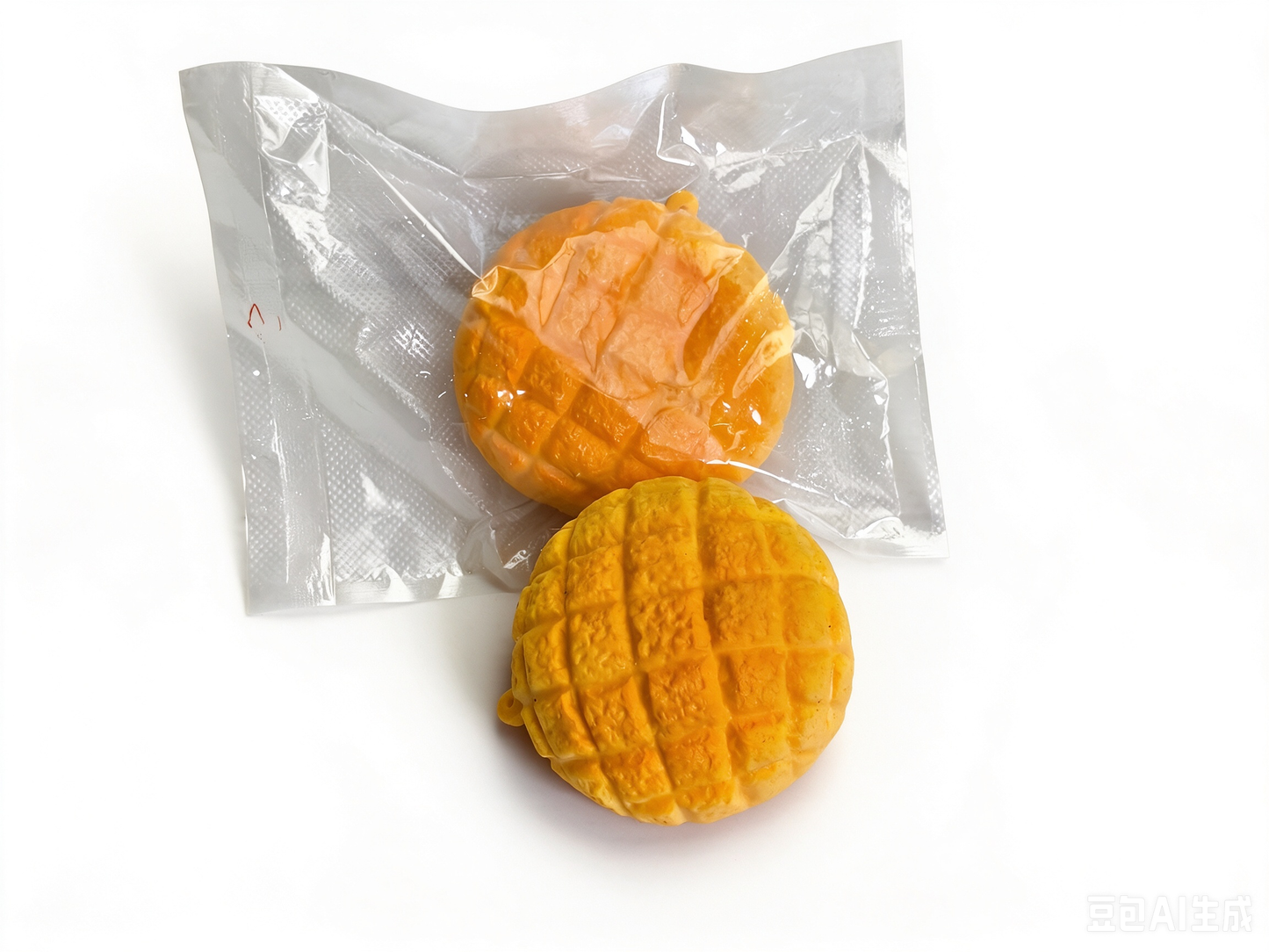🍞 Realistic Pineapple Bun Squishy – Novelty Hong Kong Bread Stress Relief Toy | 2 Sizes