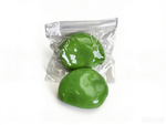 🍜 Matcha Mochi Squishy – Glossy Green Rice Cake Stress Relief Toy | 2 Sizes