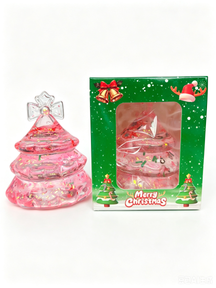 ✨ Crystal Christmas Tree Squishy – Glitter Jelly Squeeze Toy | Holiday Gift Box