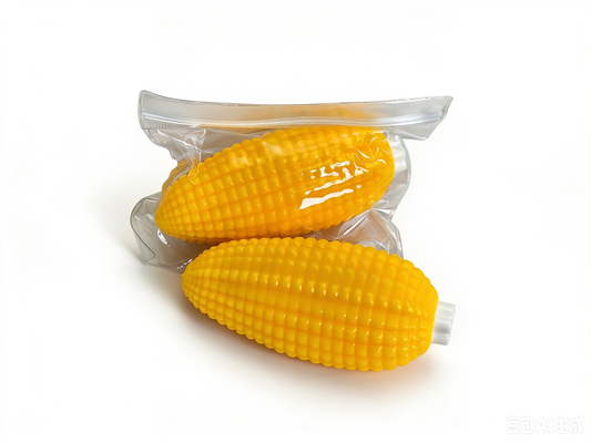 🌽 Realistic Corn Squishy – Novelty Food Stress Relief Squeeze Toy | Vacuum Pack